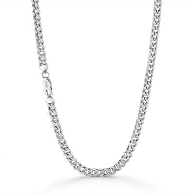 China Wholesale CLASSIC Women's 4mm 5mm Miami Fashion Spot Necklace 18k 24k Cuban Chain Necklace 18k 24k Birthday Gift High Quality Jewelry for sale