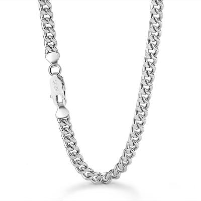 China Wholesale Fashion Jewelry 925 Men's Jewelry 925 Wholesale Cuban Cuban Necklace 14k 18k 24k Chain 6mm Miami Cuban Necklace 14k 18k 24k High Quality Jewelry for sale