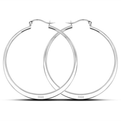 China Wholesale TRENDY Classic Circle Hoop Earrings Fashion Spot Jewelry 925 Ladies Fashion Spot Jewelry Birthday Gift High Quality Party Gift for sale