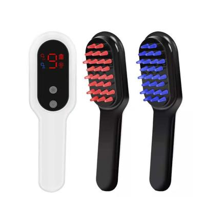 China Wholesale Hair Growth Comb Red Led Hair Growth Brush Laser Light Therapy Combs Scalp Massage Comb for sale