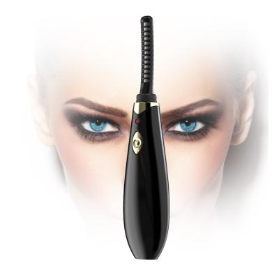 China HEATING High Quality Lady's Eye Lash Tweezers 10S Heated Mini Electric Heated Eyelash Curler Black for sale