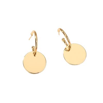 China FASHIONABLE simple c-shaped ear hook around jewelry alloy metal fashion earrings women's fashion personalized luxury dangle earrings for sale