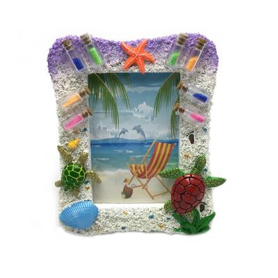 China Wholesale Customized Good Quality Beach Sand Bottle Wholesale Customized Decorative Picture Frame for sale