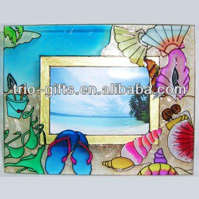 China Man Rasta Gifts Decorative Or Souvenir Design Stained Glass Picture Frame for sale