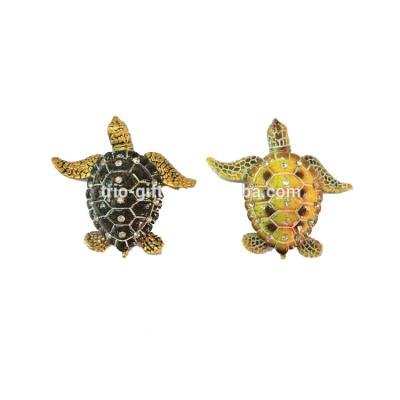 China Shape New Product Wholesale Stick Keepsake Crystal Turtle Shape Fridge Magnets for sale