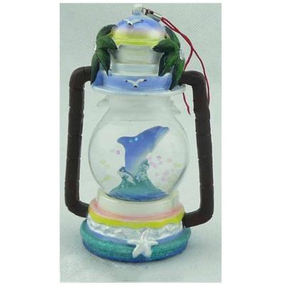 China Europe 2020 snow crystal ball with dolphin for ornament for sale