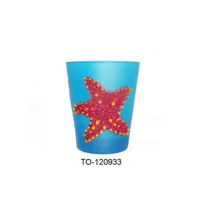 China New classic/postmodern color shot glass/tumbler /ocean glassware for sale