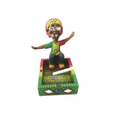 China Jamaica hot sale resin funny ashtray for sale