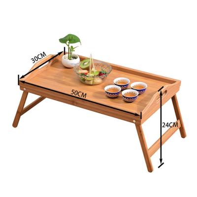 China Dinner Sustainable Food Bamboo Serving Tray for Tea Cafe Breakfast for sale