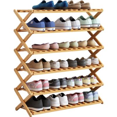 China Living Room 3-5 Row Adjustable Shoe Rack Foldable (Other) Rack for sale