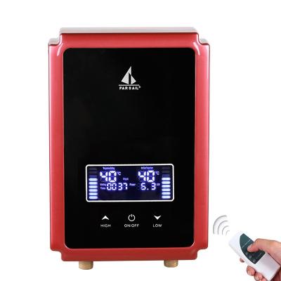 China Instant heating within seconds; small size ; Hot Selling Low Price 8500w Portable Shower Electric Instant Hot Water Easy Installation Heater for sale