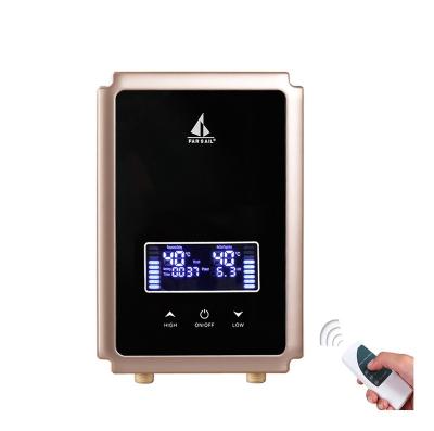 China Instant heating within seconds; small size ; Easy Installation 8500w China Manufacturer Multi Tankless Instant Electric Water Shower Heater for sale