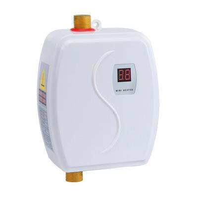 China Instant heating within seconds; small size ; 3800W 220V Low Price Easy Installation Tankless Electric Water Heater One Water Heater Smart Water Heaters for sale