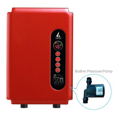 China Instant heating within seconds; small size ; easy installation 5500/4500 W 220V Shower Pump Water Heater Instant Water Heater With Electric Pump for sale