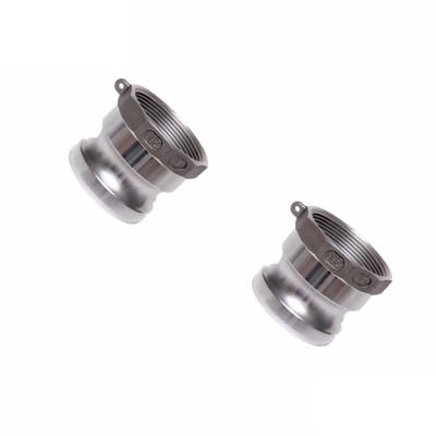 China Cam Groove Adapter Couplings Oil Water Industrial Camlock Aluminum Quick Coupling A Type for sale