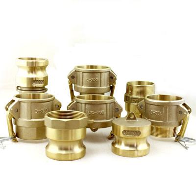 China Oil Gas Water Pipe Industrial Materials Brass Pipe Fittings Camlock Coupling All Type for sale