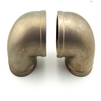 China Elbow 304 316 Stainless Steel Industrial Hot Sale Oil Gas Water Best Price Male Female 90 Degree Elbows for sale