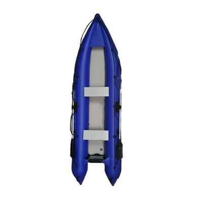 China High Quality 0.9mm PVC 4.1m PVC Inflatable Fishing Boat Kaboat Inflatable for sale