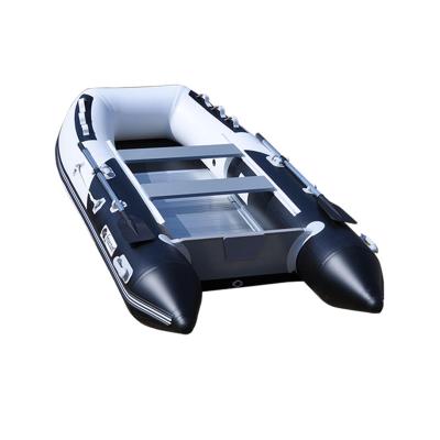 China PVC Modern Design Distant Fishing Rigid Aluminum Rowing Boats Transom Inflatable Fishing Boat OEM Approved for sale