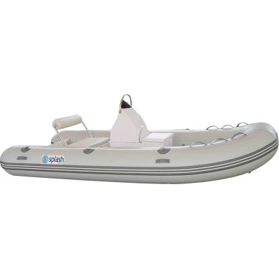 China Fishing Boat 5.2M Long and 4+1 Person Capacity Fiberglass Hull Material Rib Boat Center Console Fiberglass Inflatable Boat for sale