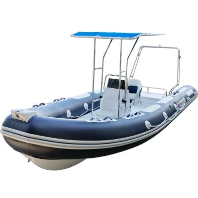 China PVC FREESUN RIB 590 with CE Rigid Inflatable Boat for Sale White or Black PVC 4 Seats 12 RY-BL590B Drifting CN Optional; NHS for sale