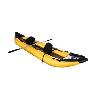 China PVC New Product Tandem Sit On Top Kayak Best Fishing Beginner Fishing Double Kayak Fishing Kayak for sale