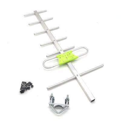 China 460-862Mhz Ground Wave Digital Outdoor Room F Head Antenna Directional High Gain Yagi Antenna 8092 Seven-Unit Aluminum Alloy TV for sale