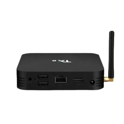 China Brand New 16GB WIFI 5G BT Android 9.0 Smart TV Set Top Box Multi-Language TX6 Multi-Language Internet TV Box TV for sale