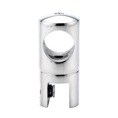 China Shower Room Shower Room Stainless Steel Tube Flexible Glass Round Connector for sale