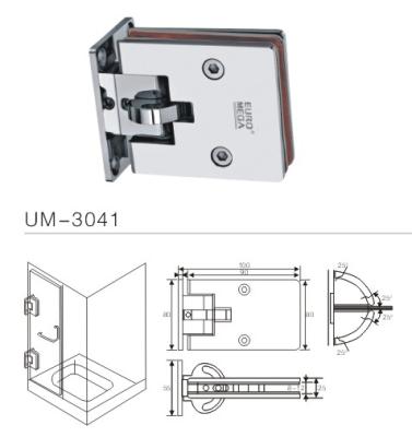 China Modern popular sale 90 degree shower door hinge glass hinge for sauna glass door for sale