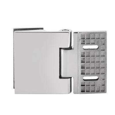 China Modern German Quality 90 Degree Glass To Wall Polished Shower Door Hinge for sale