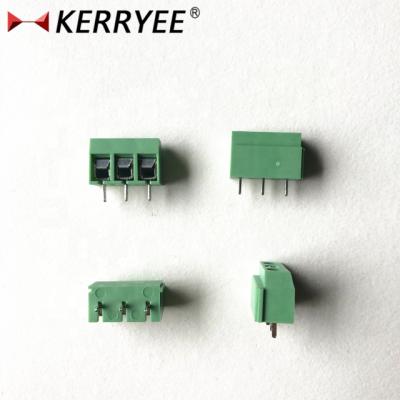 China DG126V 5.0mm PCB 3P Wire Protector Terminal Block 26-14AWG for sale