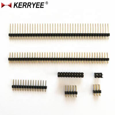 China PCB 2.54mm Straight Male Pin Header samtec alternatives for sale