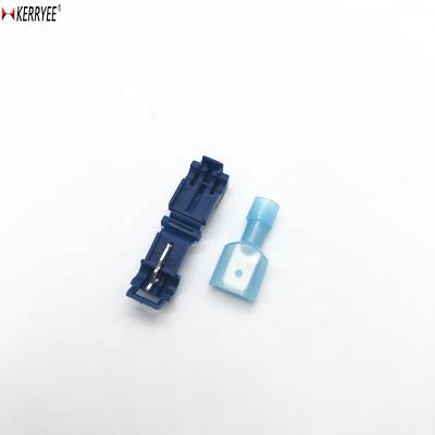 China Quick Power Splice Self Braking Wire Terminals T-Tap Spade Wire Connectors for sale