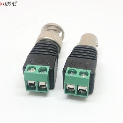 China BNC Power to TB Q9 Security Camera Connector for sale