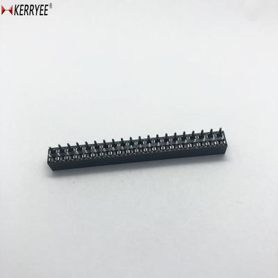 China PCB H=5 Female Header 2.54mm Type Dual Row 180 Degree Connector for sale