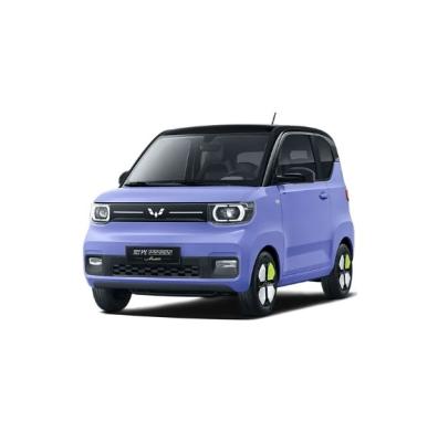 China Pure Electric Wuling Mini EV Car 3 Door 4 Seat Hatchback with Max Speed 100km/h Blue for sale