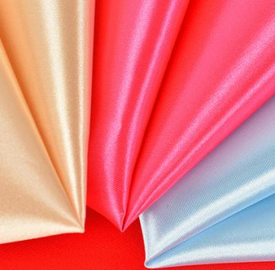 China Cheap Silk Satin Fabric Shrink-Resistant and Breathable Solid Color Lightweight Wholesale for sale