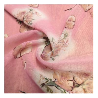 China Factory Price High Quality Digital Printing Polyester Shrink-Resistant Chiffon Fabric for sale