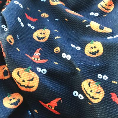 China Customized Design Halloween Liverpool Ball Shrink-Resistant Fabric Printed Knitting For Baby Bows for sale