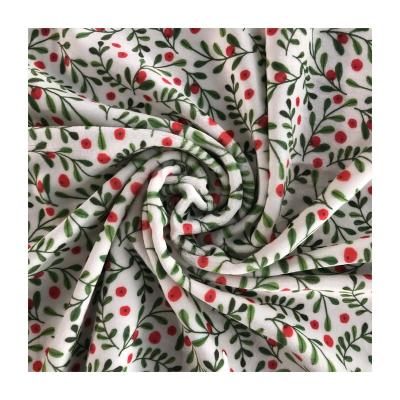 China Custom Velvet Printing Shrink-Resistant Knit Fabric For Bows for sale