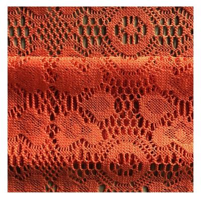 China Hot Selling Cheap Beautiful PD 100 Polyester Mesh Poly Crochet Lace Fabric Shrink-Resistant for sale