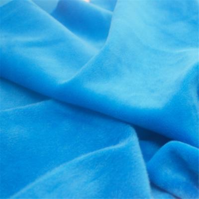 China Wholesale Hot Sale Shrink-Resistant Velvet Fabrics Solid Color Knitting For Winter Clothes for sale