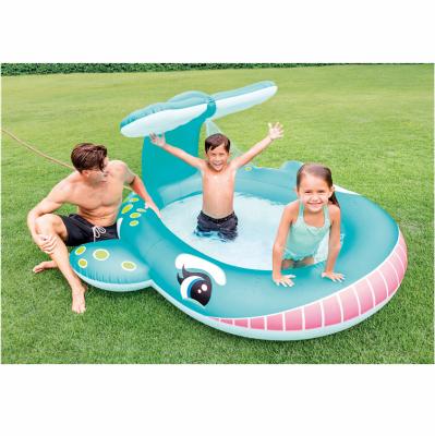 China INTEX 57440 Child Whale Pool Small Inflatable Baby Swim Pool Water Jet for sale