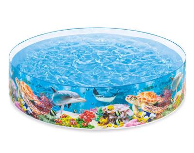 China Intex 58472 Child Pool 8FT X 18IN DEEP BLUE SEA SNAPSET POOL for sale