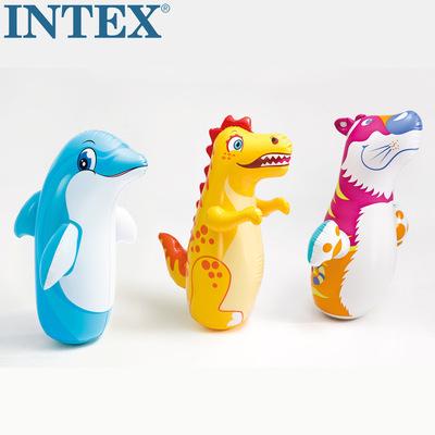 China Gift Toy INTEX 44669 Bottom Filled With Inflatable 3-D Punch Bags Water Tumbler Inflatable Toy for sale