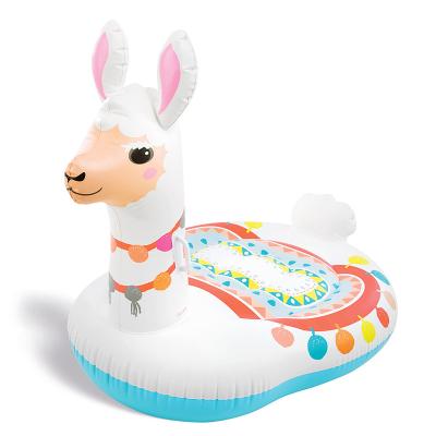 China INTEX 57564 PVC Inflatable Ride-on Cute Alpaca Casting Float Mat for sale