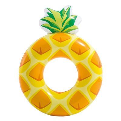 China INTEX 56266 Mens Inflatable Swimming Pool Pineapple Tube 117*86cm Water Play Equipment for sale