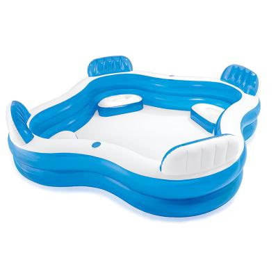 China INTEX 56475 Backrest House Pool Inflatable Children's Outdoor Swimming Pool 56475 for sale