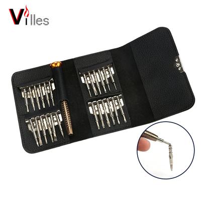 China 25 in 1 of 25 in1 Laptop Watch Jewelry Electronics Repair Mini Screwdriver Head Set Tools for sale